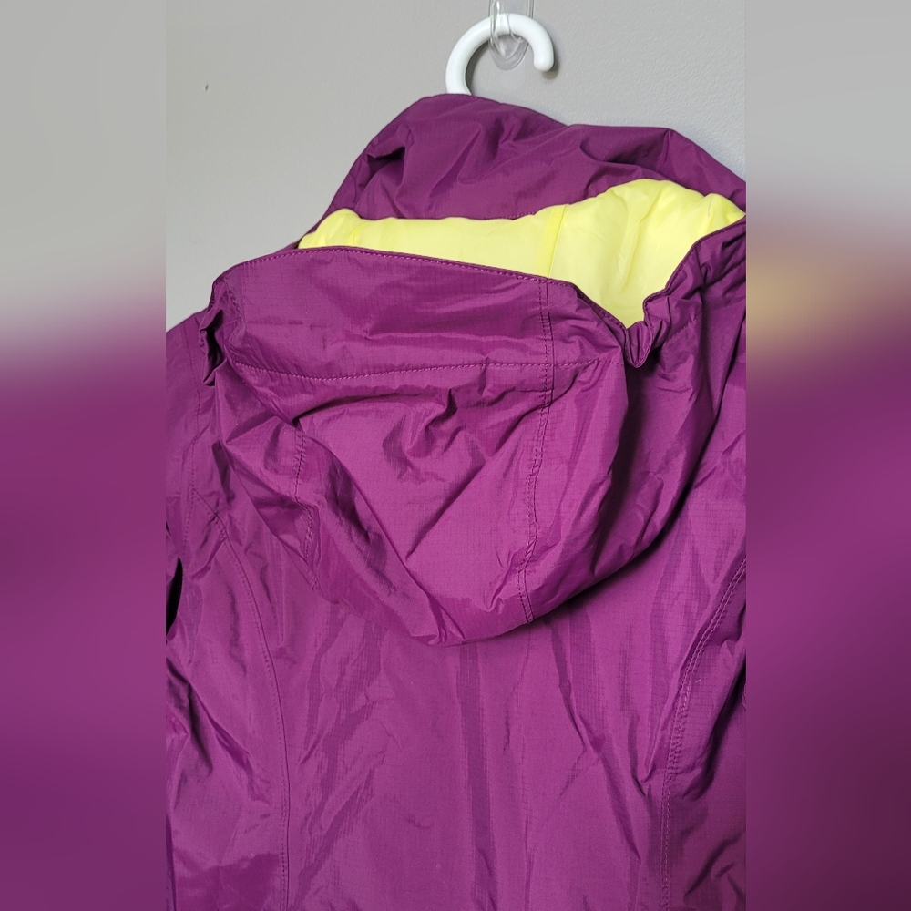 The North Face Women's Plum and Yellow Windbreaker Jacket XS - Picture 7 of 8